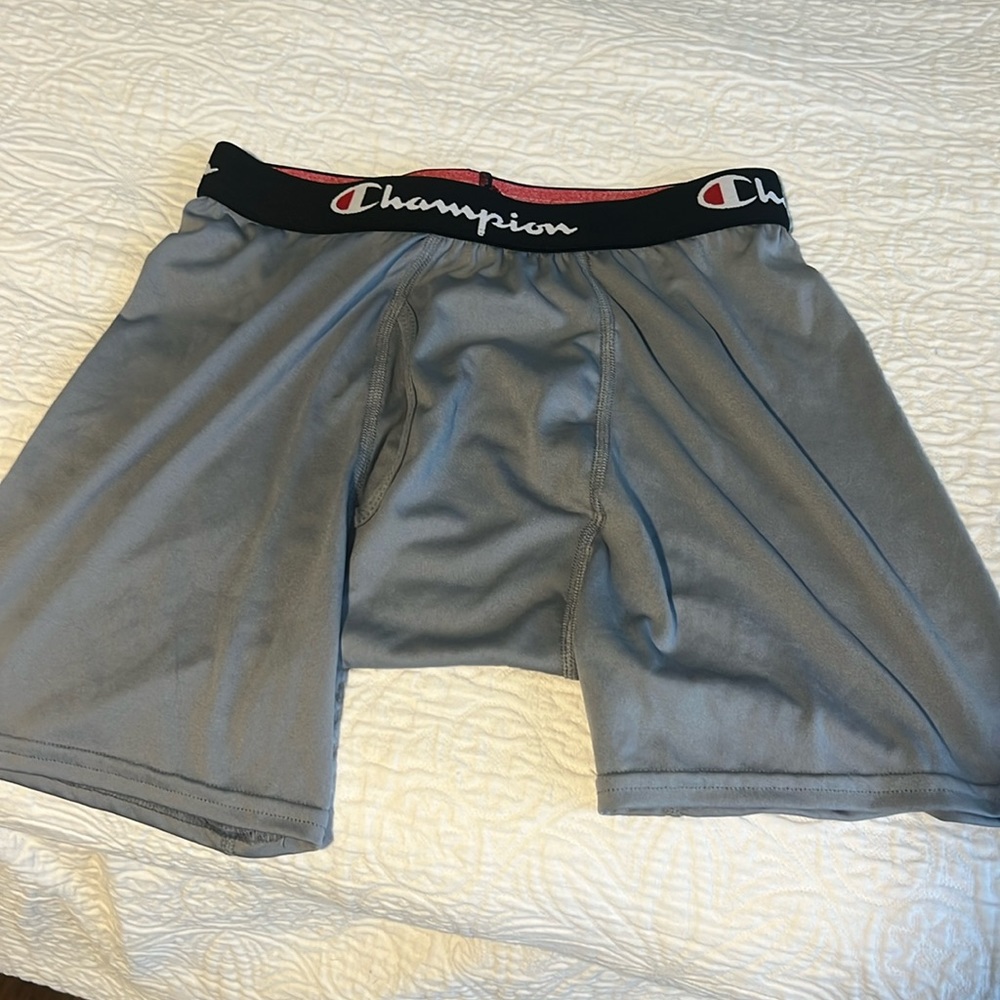 Champion Grey Boxer Briefs - M